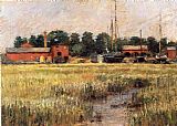 The Ship Yard by Theodore Robinson